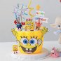SpongeBob Cake Decoration Set Children Birthday Party Plug-in Suppl Bies Kidsaking Cake