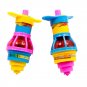 Spinning Top Flash Luminous Spinning Tops Toy Colorful Top Ejection Toy Flashing Led Gyroscope