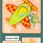 High Quality 3D Wooden Puzzles Educational Cartoon Animals Early Learning Cognition Intelligence