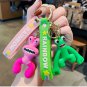 Rainbow Friends Anime Keychain 3D Cartoons Figures Model Game PVC Backpack Car Decoration Pendants