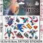 Original Superman Toys Tattooes Stickers hero movies Anime Stickers Decoration Toys