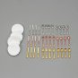 16Pcs Miniature Knife Fork Spoon Plate Tableware Dollhouse Kitchen Decoration Accessories