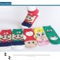 Super Mario Bros Ankle Socks Anime Figure Luigi Kawaii Socks Cartoon Casual Breathable Cotton Sock