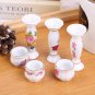 Dollhouse Miniature Mini Ceramic Roman Column Flowerpot Simulation Flower Pot Bouquet Model Toy