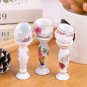 Dollhouse Miniature Mini Ceramic Roman Column Flowerpot Simulation Flower Pot Bouquet Model Toy