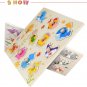 Montessori Wooden Puzzles Hand Grab Boards Toys Tangram Jigsaw Baby Educational Toys Cartoon Vehicle