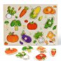 Montessori Wooden Puzzles Hand Grab Boards Toys Tangram Jigsaw Baby Educational Toys Cartoon Vehicle