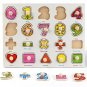 Montessori Wooden Puzzles Hand Grab Boards Toys Tangram Jigsaw Baby Educational Toys Cartoon Vehicle