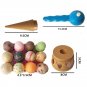 Children Simulation Food Kitchen Toy Ice Cream Stack Up Play Kids Pretend Play Toys Educational