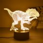 3D Lamp Dinosaur Night Light Kids LED Dino Lamp Lovely USB Acrylic Glasses Table Nightlight