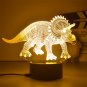 3D Lamp Dinosaur Night Light Kids LED Dino Lamp Lovely USB Acrylic Glasses Table Nightlight