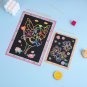 Magic Scratch Art Doodle Pad Sand Painting Cards Early Educational Learning Creative Drawing