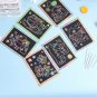 Magic Scratch Art Doodle Pad Sand Painting Cards Early Educational Learning Creative Drawing