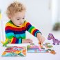 24pcs Wooden Puzzle Kids Toy Cartoon Animal Wood Jigsaw Child Early Educational Learning