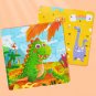 24pcs Wooden Puzzle Kids Toy Cartoon Animal Wood Jigsaw Child Early Educational Learning