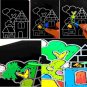 10 pcs Scratch Art Paper Magic Painting Paper with Drawing Stick For Kids Toy Colorful Drawing
