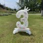 32 Inches Standing Birthday Anniversary Balloons Crown Number Aluminum Film Balloons Party Holiday