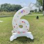 32 Inches Standing Birthday Anniversary Balloons Crown Number Aluminum Film Balloons Party Holiday