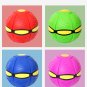 Flying UFO Flat Throw Disc Ball Without LED Light Magic Ball Toy Kid Outdoor Garden Beach Game