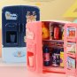 Mini Double Door Refrigerator Girl Toys Simulation Pretend Play Kitchen Kids Toys Accessories Role