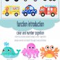 Kids Creative Wooden Puzzle Iron Box Kindergarten Baby Early Education Cartoon Animal Traffic Puzzle