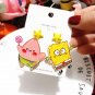 Cartoon SpongeBob SquarePants Earrings Cute Acrylic Earrings Accessories Beauty Pendants