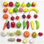 20PCS Bubble Mini Simulation Vegetables Pumpkin Garlic Kids Kitchen Toys Simulation Fruits