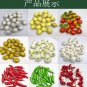 20PCS Bubble Mini Simulation Vegetables Pumpkin Garlic Kids Kitchen Toys Simulation Fruits