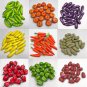 20PCS Bubble Mini Simulation Vegetables Pumpkin Garlic Kids Kitchen Toys Simulation Fruits