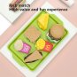 9 PCS Per Set Detachable Snack Hamburger Plastic Pretend Toy Play House Food Sets