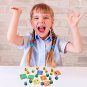 Wooden Expressions Matching Block Puzzles Cute Face-Changing Cube Building Block Parent
