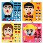 Face Expression DIY Toys Felt Fabric Handmade Stickers Children Emotion Puzzle Toys Kids