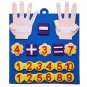 Kid Montessori Toys Felt Finger Numbers Math Toy Children Counting Early Learning