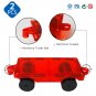 2 Piece Car Set Suitable for Big Size Magnetic Building Blocks Magnet Tiles Intelligent