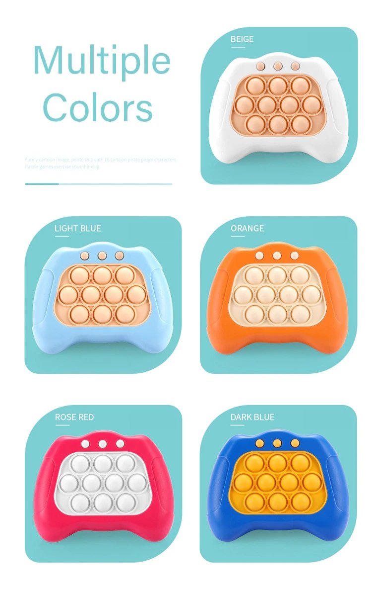 Children Press It Handle Fidget Toys Pinch Sensory Quick Push Game Squeeze Relieve Stress Decompress