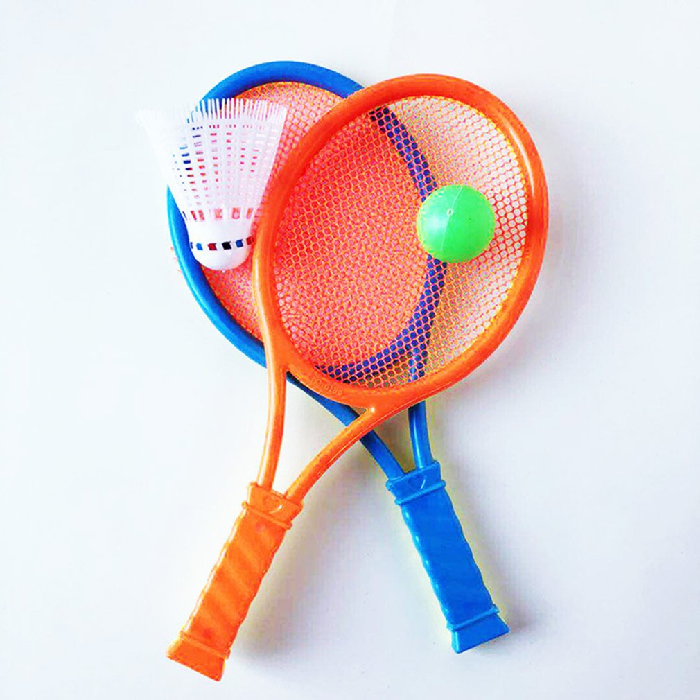 1set Badminton Tennis Rackets Children Kids Outdoor Sports Educational Sports Parent