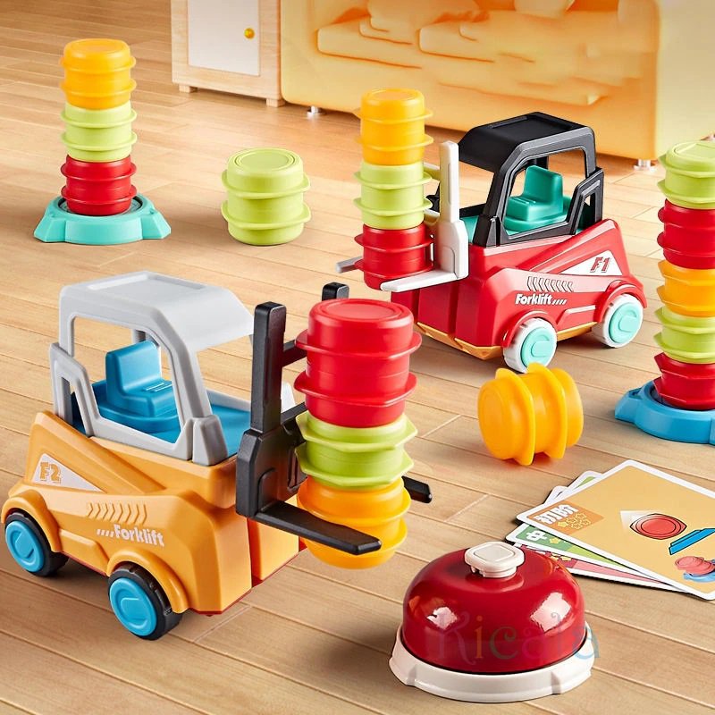 Crazy Forklift Training Ability To Respond To Kids Toys Interactive Board Games Early Educational