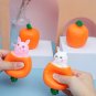 Squeezing Carrot Rabbit Cup Toys Kids Stress Reliefing Pinch Toy Fidget Decompression Sensory Toy