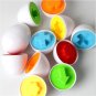 6PCS Montessori Baby Toys Learning Education Math Toys Smart Eggs 3D Puzzle Game For Children Toys