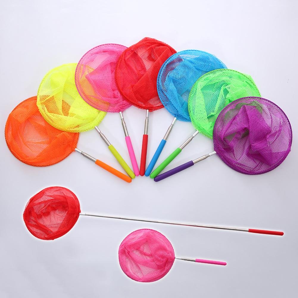Extendable Kids Catcher Net Butterfly Fish Insect Catcher Net Telescopic Fishing Net Outdoor Fishing