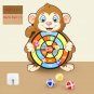 Montessori Dart Board Target Sports Game Toys For Children