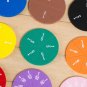 51Pcs Fractions Math Teaching Tool EVA Round Shape Instrument Kids