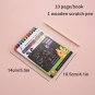 Rainbow Magic Scratch Off Paper Set for Kids Arts Scraping Painting Toy