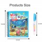 Kids Montessori Toys Reusable Coloring Book Magic Water Drawing Book