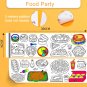Children's Drawing Roll Sticky Color Filling Paper Graffiti Scroll Coloring Paper
