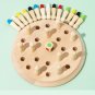Wooden Desktop Color Memory Match Chess Game Memory Color