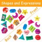 TEYTOY 12 Pack Shapes Beanbags, Preschool Learning Toys