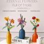 Romantic Rose Flowers Bouquet Building Blocks Ideas Simulation Model Bricks Home Decoration DIY Toys