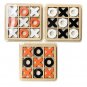 X O Game Blocks Wooden Adult Kids Children Interactive Toy Desktop Game Board