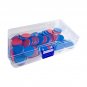 50x Montessori Solid Round Chips Math Discs Markers with Storage Box Two Color